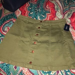 Forever 21 button down skirt